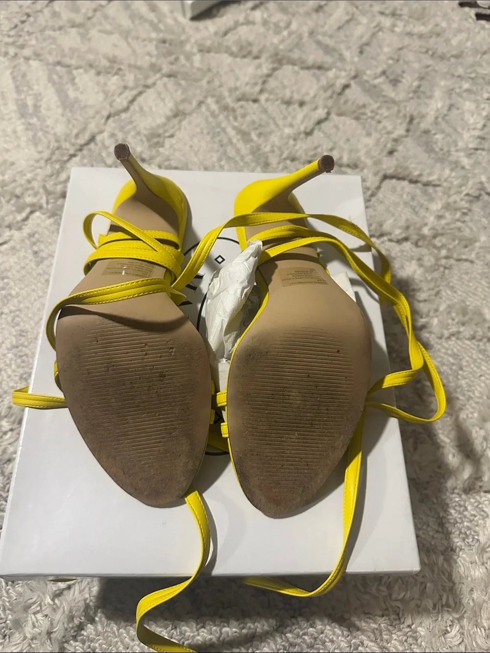 Steve Madden bright yellow